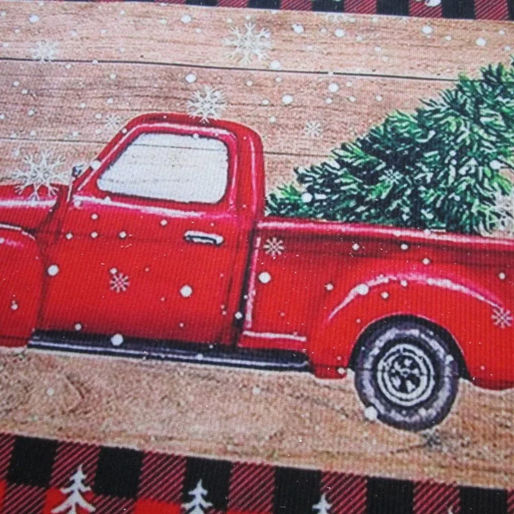 holiday floor mat